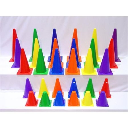 EVERRICH INDUSTRIES Everrich EVB-0015 9 Inch Plastic Cones - Set of 6 EVB-0015